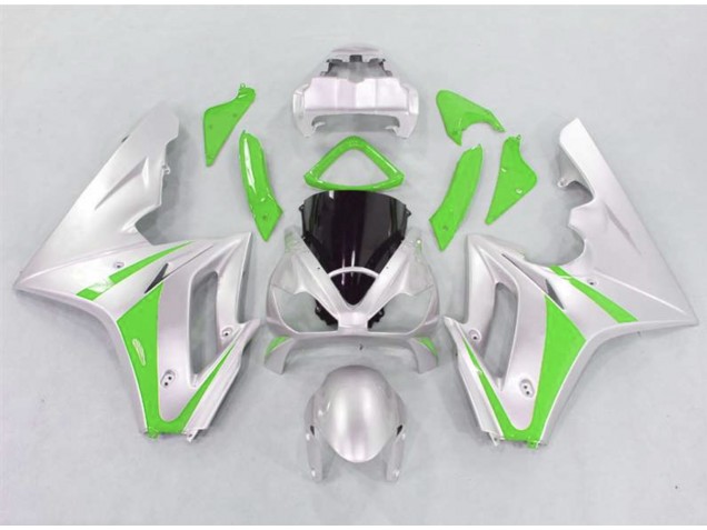 Grün & Silber 2006-2008 Triumph Daytona 675 Motorrad Verkleidung Grün & Silber 2006-2008 Triumph Daytona 675 Motorrad Verkleidung