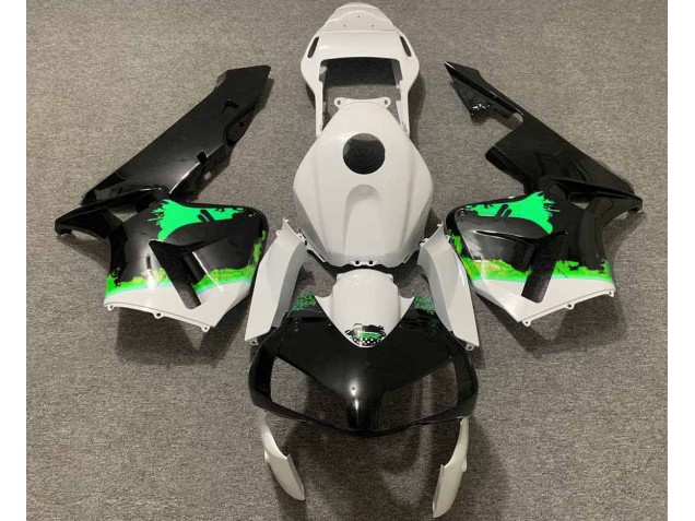 Grüne Spritzer 2003-2004 Honda CBR600RR Motorrad Verkleidung Grüne Spritzer 2003-2004 Honda CBR600RR Motorrad Verkleidung