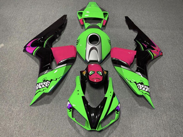 Grüner Hai 2006-2007 Honda CBR1000RR Motorrad Verkleidung Grüner Hai 2006-2007 Honda CBR1000RR Motorrad Verkleidung