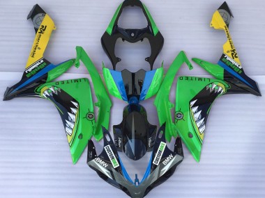 Grüner Hai 2007-2008 Yamaha R1 Motorrad Verkleidung