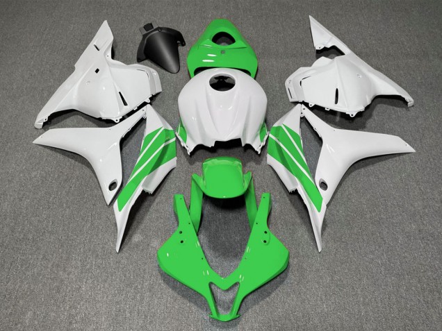 Grüner & Weißer Seitenstreifen 2009-2012 Honda CBR600RR Motorrad Verkleidung Grüner & Weißer Seitenstreifen 2009-2012 Honda CBR600RR Motorrad Verkleidung
