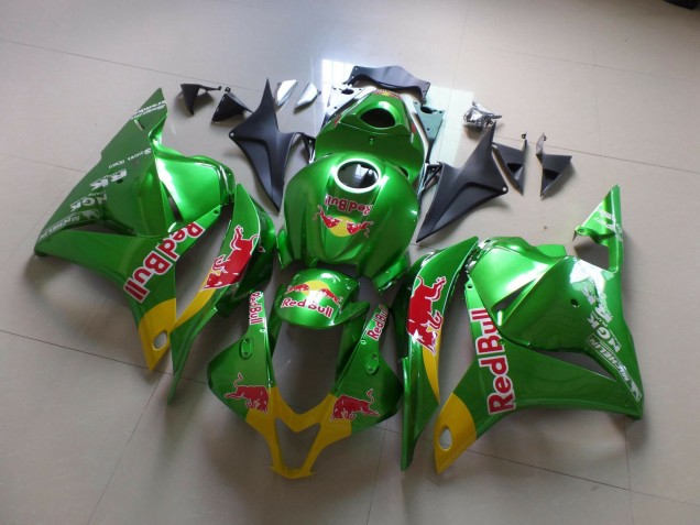 Grünrot Bull 2009-2012 Honda CBR600RR Motorrad Verkleidung Grünrot Bull 2009-2012 Honda CBR600RR Motorrad Verkleidung