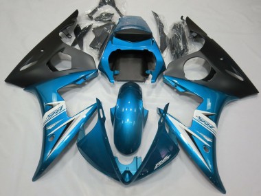 Hellblau & Weiß 2003-2004 Yamaha R6 Motorrad Verkleidung