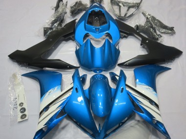 Hellblau & Weiß 2004-2006 Yamaha R1 Motorrad Verkleidung