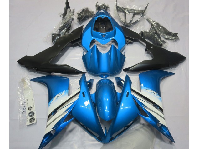 Hellblau & Weiß 2004-2006 Yamaha R1 Motorrad Verkleidung Hellblau & Weiß 2004-2006 Yamaha R1 Motorrad Verkleidung