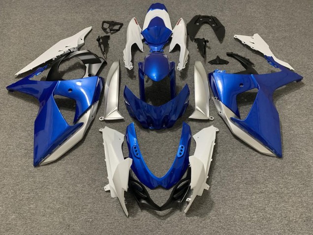 Hellblau & Weiß 2009-2016 Suzuki GSXR 1000 Motorrad Verkleidung Hellblau & Weiß 2009-2016 Suzuki GSXR 1000 Motorrad Verkleidung