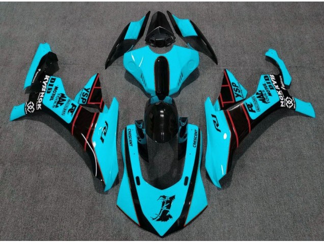Hellblau 2015-2019 Yamaha R1 Motorrad Verkleidung Hellblau 2015-2019 Yamaha R1 Motorrad Verkleidung