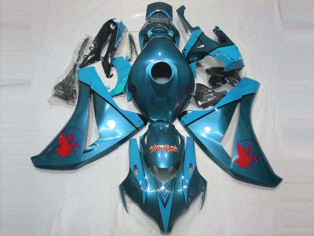 Hellblau Custom 2008-2011 Honda CBR1000RR Motorrad Verkleidung
