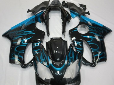 Hellblau Flamme 2004-2007 Honda CBR600 F4i Motorrad Verkleidung
