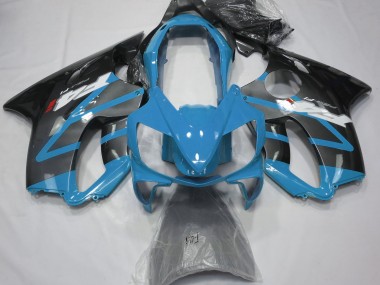 Hellblau & Grau Glänzend 2004-2007 Honda CBR600 F4i Motorrad Verkleidung