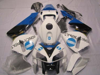 Hellblau Konica Minolta 2005-2006 Honda CBR600RR Motorrad Verkleidung