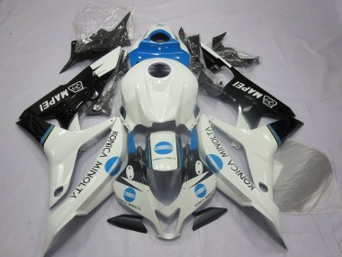 Hellblau Konica Minolta 2007-2008 Honda CBR600RR Motorrad Verkleidung