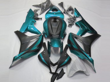 Hellblau & Matt Schwarz 2007-2008 Honda CBR600RR Motorrad Verkleidung