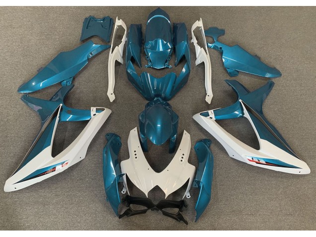 Hellblau OEM Stil 2008-2010 Suzuki GSXR 600-750 Motorrad Verkleidung Hellblau OEM Stil 2008-2010 Suzuki GSXR 600-750 Motorrad Verkleidung