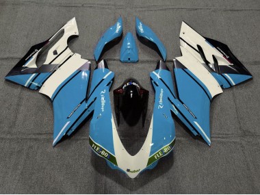 Hellblau OEM Stil 2015-2017 Ducati 959 1299 Motorrad Verkleidung