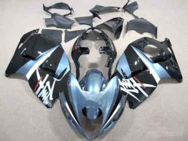 Hellblau & Schwarz 1997-2007 Suzuki GSXR 1300 Motorrad Verkleidung
