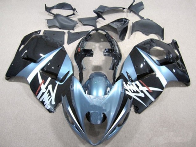 Hellblau & Schwarz 1997-2007 Suzuki GSXR 1300 Motorrad Verkleidung Hellblau & Schwarz 1997-2007 Suzuki GSXR 1300 Motorrad Verkleidung