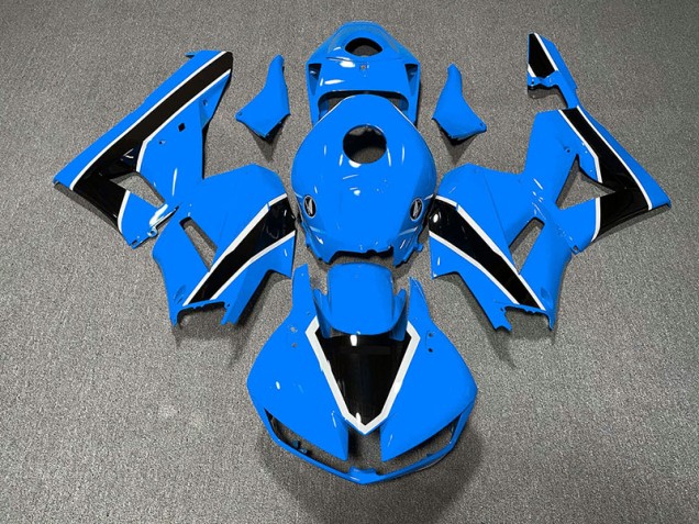 Hellblau & Schwarz Glänzend 2013-2023 Honda CBR600RR Motorrad Verkleidung Hellblau & Schwarz Glänzend 2013-2023 Honda CBR600RR Motorrad Verkleidung