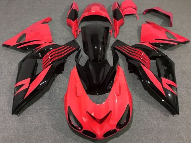 Helles Rot 2006-2011 Kawasaki ZX14R Motorrad Verkleidung