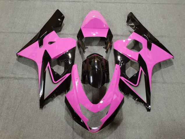 Hellrosa & Schwarz 2004-2005 Suzuki GSXR 600-750 Motorrad Verkleidung Hellrosa & Schwarz 2004-2005 Suzuki GSXR 600-750 Motorrad Verkleidung