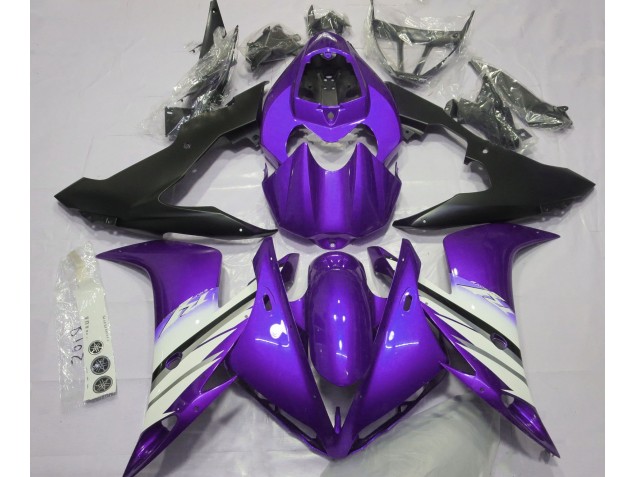 Hellviolett & Weiß 2004-2006 Yamaha R1 Motorrad Verkleidung Hellviolett & Weiß 2004-2006 Yamaha R1 Motorrad Verkleidung