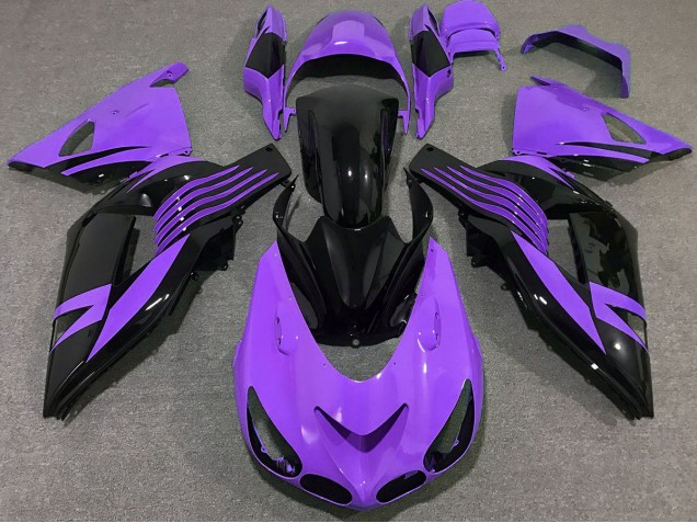 Hellviolett 2006-2011 Kawasaki ZX14R Motorrad Verkleidung Hellviolett 2006-2011 Kawasaki ZX14R Motorrad Verkleidung