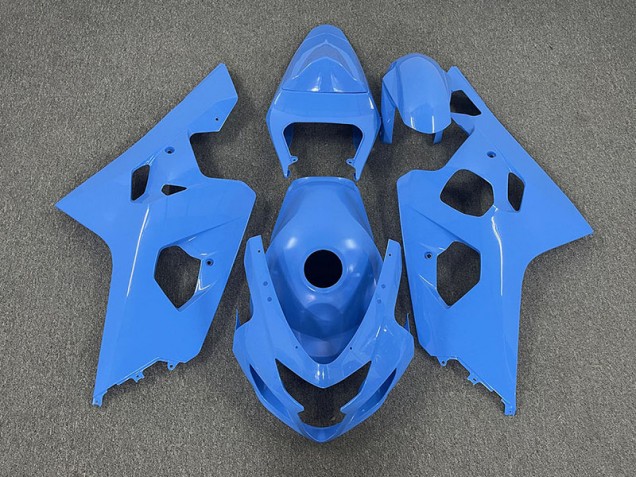 Himmelblau 2004-2005 Suzuki GSXR 600-750 Motorrad Verkleidung Himmelblau 2004-2005 Suzuki GSXR 600-750 Motorrad Verkleidung