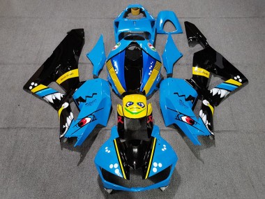 Himmelblau Custom 2013-2023 Honda CBR600RR Motorrad Verkleidung