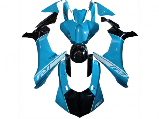 Himmelblau & Schwarz 2015-2019 Yamaha R1 Motorrad Verkleidung Himmelblau & Schwarz 2015-2019 Yamaha R1 Motorrad Verkleidung