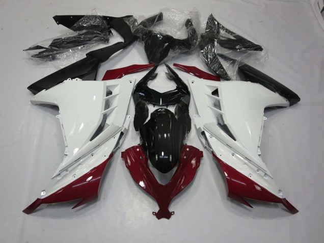Kastanienbraun & Weiß 2013-2018 Kawasaki Ninja 300 Motorrad Verkleidung Kastanienbraun & Weiß 2013-2018 Kawasaki Ninja 300 Motorrad Verkleidung