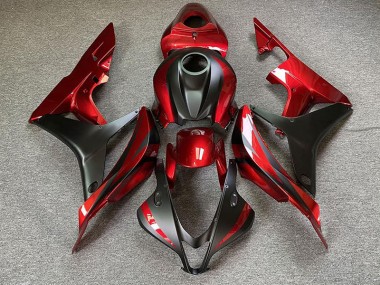 Kastanienbraun Rot 2007-2008 Honda CBR600RR Motorrad Verkleidung