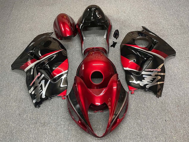 Kastanienbraun & Schwarz 1997-2007 Suzuki GSXR 1300 Motorrad Verkleidung Kastanienbraun & Schwarz 1997-2007 Suzuki GSXR 1300 Motorrad Verkleidung
