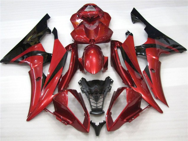 Kastanienbraun Schwarz 2008-2016 Yamaha R6 Motorrad Verkleidung Kastanienbraun Schwarz 2008-2016 Yamaha R6 Motorrad Verkleidung