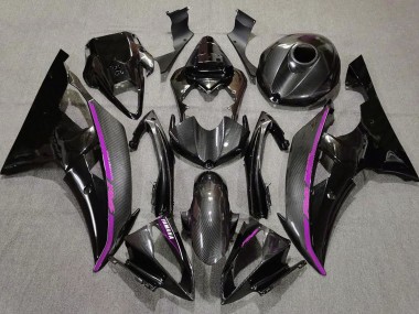 Kohlefaser & Pink 2008-2016 Yamaha R6 Motorrad Verkleidung