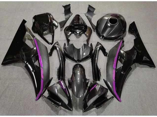 Kohlefaser & Pink 2008-2016 Yamaha R6 Motorrad Verkleidung Kohlefaser & Pink 2008-2016 Yamaha R6 Motorrad Verkleidung