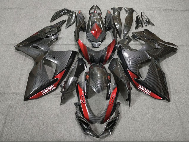 Kohlefaser Rot 2009-2016 Suzuki GSXR 1000 Motorrad Verkleidung Kohlefaser Rot 2009-2016 Suzuki GSXR 1000 Motorrad Verkleidung