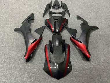 Kohlefaser Stil & Rot 2015-2019 Yamaha R1 Motorrad Verkleidung