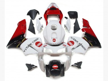 Konica Minolta Rot 2003-2004 Honda CBR600RR Motorrad Verkleidung