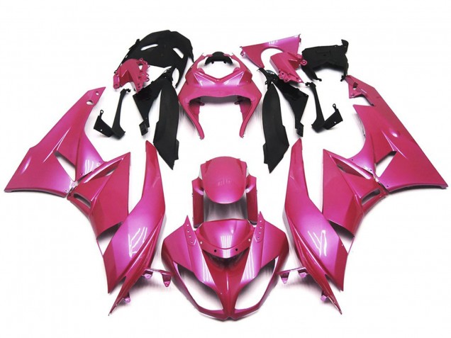 Kräftiges Glanzrosa 2009-2012 Kawasaki ZX6R Motorrad Verkleidung Kräftiges Glanzrosa 2009-2012 Kawasaki ZX6R Motorrad Verkleidung