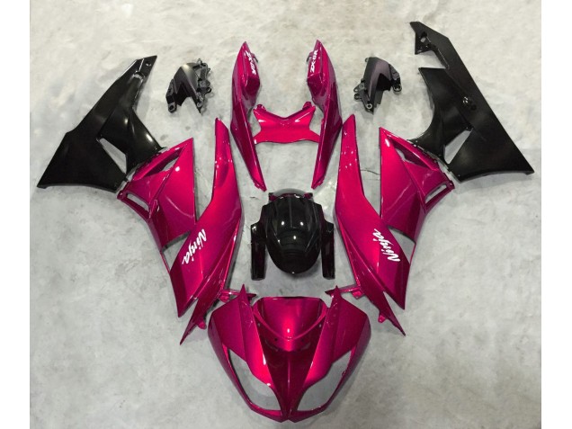Kräftiges Rot Glänzend 2009-2012 Kawasaki ZX6R Motorrad Verkleidung Kräftiges Rot Glänzend 2009-2012 Kawasaki ZX6R Motorrad Verkleidung