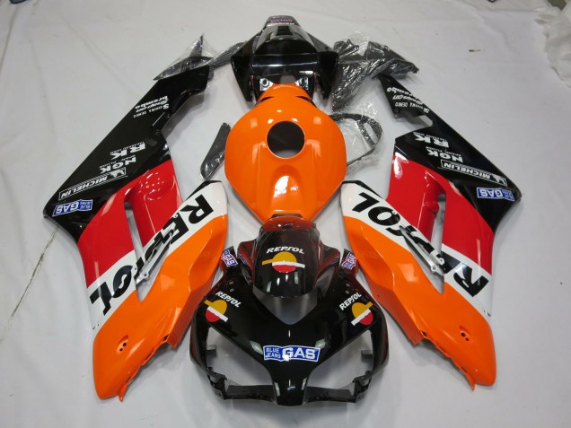 Leuchtend Repsol Mit Logos 2004-2005 Honda CBR1000RR Motorrad Verkleidung Leuchtend Repsol Mit Logos 2004-2005 Honda CBR1000RR Motorrad Verkleidung