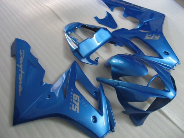 Leuchtendes Blau 2006-2008 Triumph Daytona 675 Motorrad Verkleidung Leuchtendes Blau 2006-2008 Triumph Daytona 675 Motorrad Verkleidung