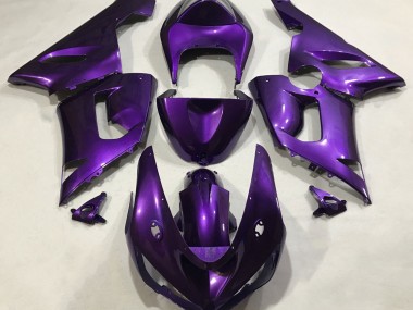 Lila 2005-2006 Kawasaki ZX6R Motorrad Verkleidung