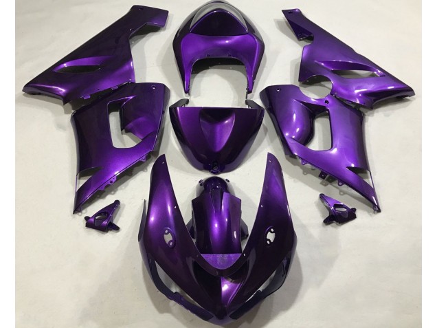 Lila 2005-2006 Kawasaki ZX6R Motorrad Verkleidung Lila 2005-2006 Kawasaki ZX6R Motorrad Verkleidung