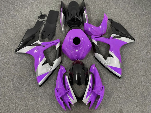 Lila Design 2006-2007 Suzuki GSXR 600-750 Motorrad Verkleidung Lila Design 2006-2007 Suzuki GSXR 600-750 Motorrad Verkleidung
