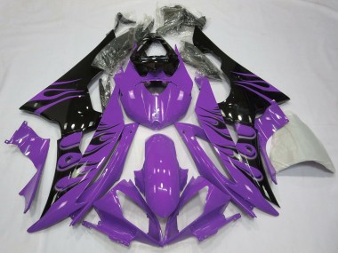 Lila Flamme-Stil 2008-2016 Yamaha R6 Motorrad Verkleidung