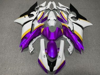 Lila-Gelber Glanz 2017-2021 Yamaha R6 Motorrad Verkleidung