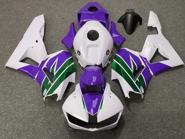 Lila & Glänzendes Grün 2013-2023 Honda CBR600RR Motorrad Verkleidung