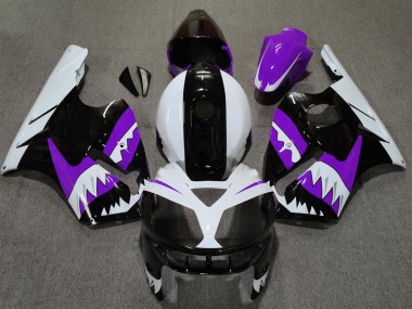 Lila Hai 2002-2005 Kawasaki ZX12R Motorrad Verkleidung