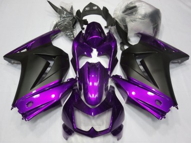 Lila & Matt Schwarz 2008-2012 Kawasaki Ninja 250 Motorrad Verkleidung